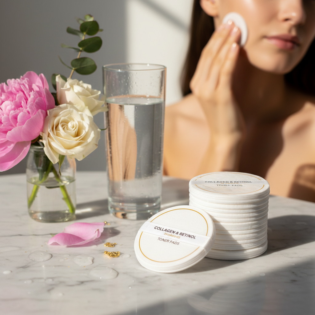 Collagen & Retinol Toner Pads lifestyle photo