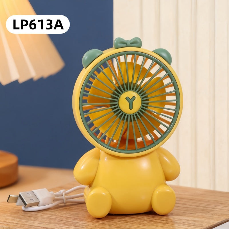 Cartoon Bear Portable Handheld Fan