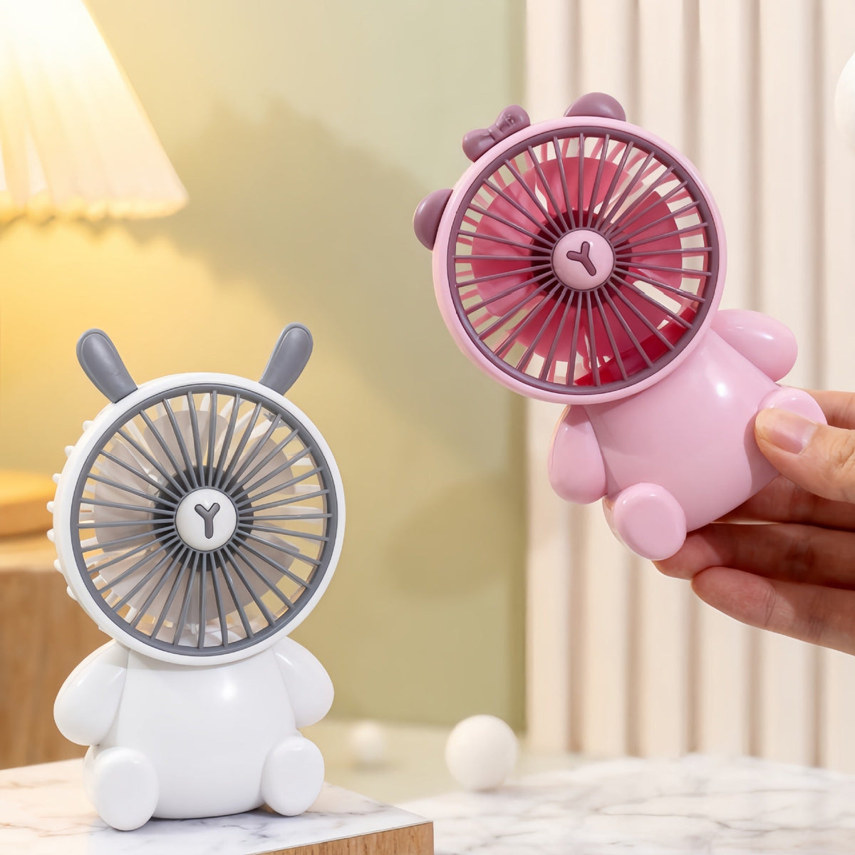 Cartoon Bear Portable Handheld Fan