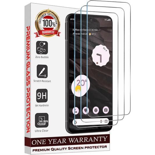 Entronix Clear Screen Protector Compatible with Galaxy A15 - 3-Piece Combo