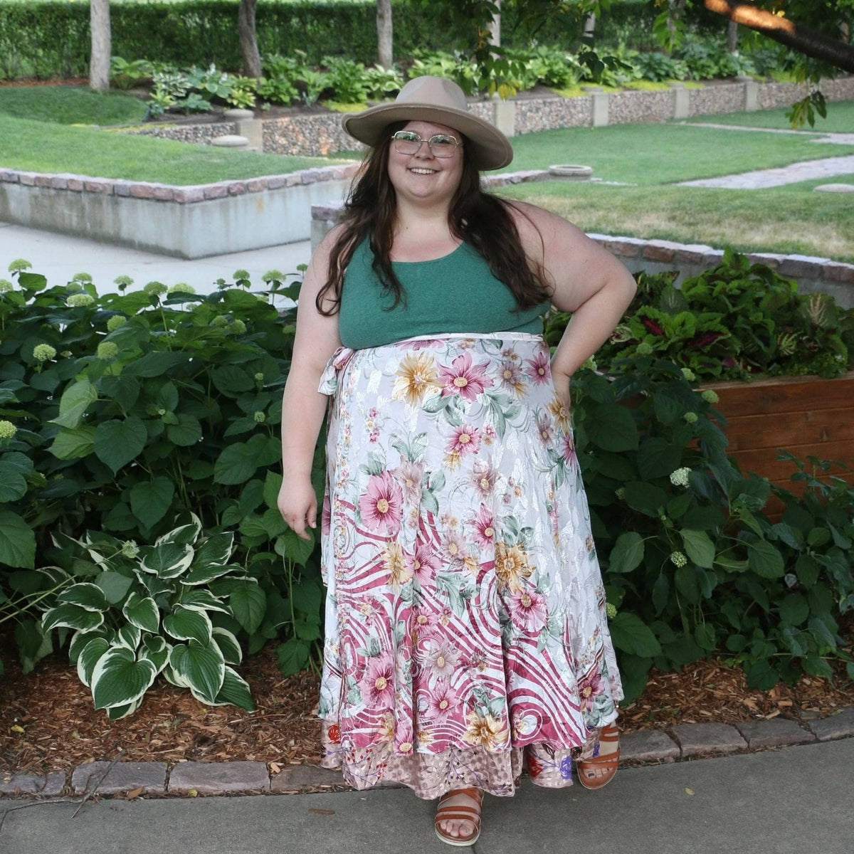 Made With Love Saree Wrap Skirt – One-of-a-Kind Recycled Sari, Boho Style