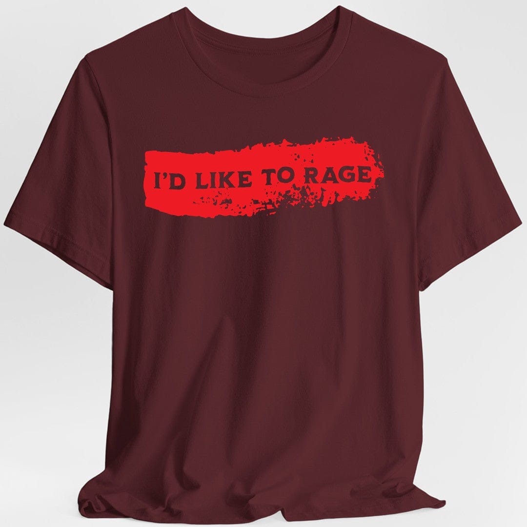 I'd Like to Rage Bloodstain T-Shirt