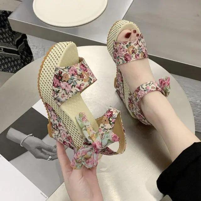 New Modern Women Wood High Heels Sandals Elegant Stylish Design Summer Womens Shoes