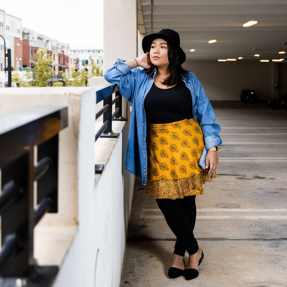 Made With Love Saree Wrap Skirt – One-of-a-Kind Recycled Sari, Boho Style