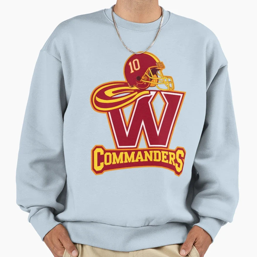 Washington Commanders Sweatshirt - Novelty Apparel for Adults